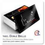 Tarjetas - Doble Brillo
