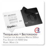 Tarjetas - Troquelado+Sectorizado