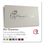Tarjetas - Hot Stamping