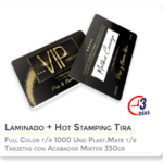 Tarjetas - Laminado + Hot Stamping